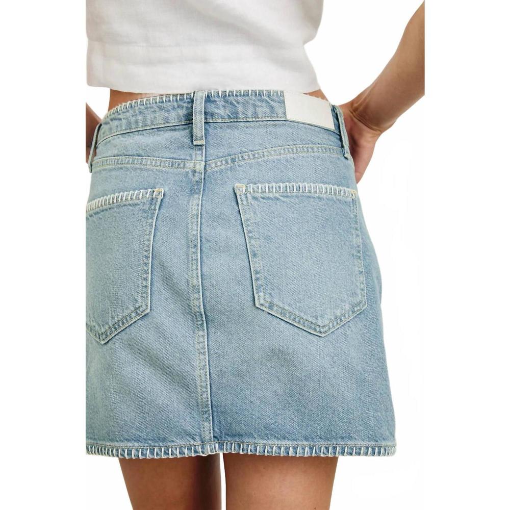 NEW RAILS laurel skirt in harbor blanket stitch - Picture 5 of 5